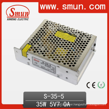 35W 5VDC 7A AC/DC Single Output Switching Power Supply